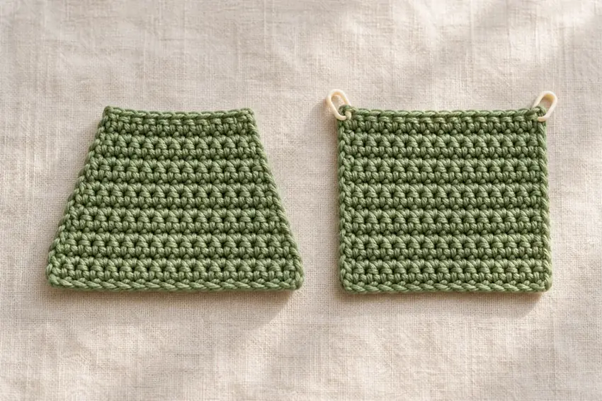 Editorial illustration for Why your crochet edges drift—and what to check